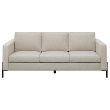 Tilly - Upholstered Track Arm Sofa - Oatmeal