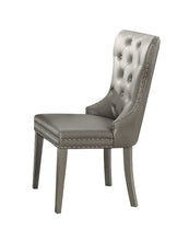 Kacela - 5 Piece Dining Set (Table & 4 Chairs) - Mirrored & Champagne