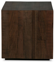 Hensington - Brown / Black - Square End Table