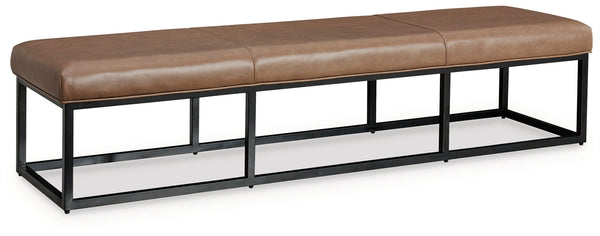 Joston Accent Bench Caramel