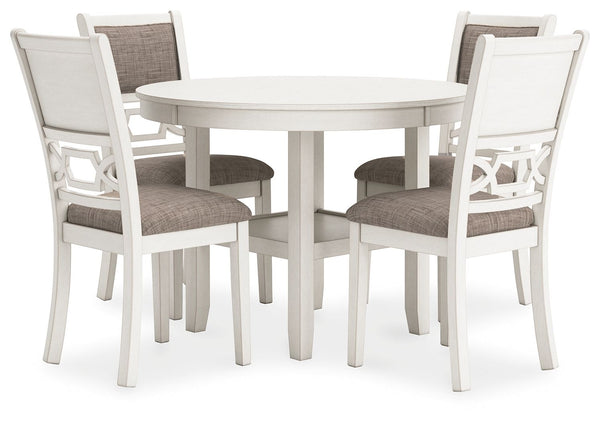 Erinberg Dining Room Table Set (Set of 5) Antique White
