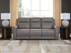 5Z-Comfort - Relaxation - Coin - Power Reclining Sofa with Adj Headrest