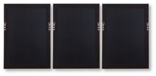 Honslow - Brown / Black / White - Wall Art Set (Set of 3)