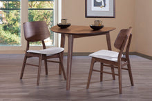Oscar - Oval Drop Leaf Dining Table - Walnut