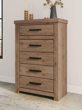 Oliandon - Five Drawer Chest - Light Brown