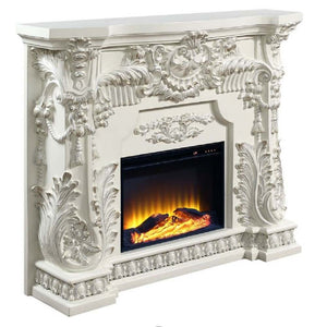 Zabrina - Fireplace - Antique White Finish - 49.6"