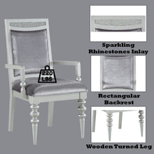 Maverick - Arm Chair (Set of 2) - Fabric & Platinum