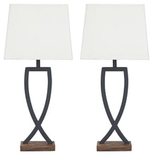 Makara - Metal Table Lamp (Set of 2) - Black / Brown