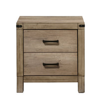 Matteo - Tall Nightstand - Brown