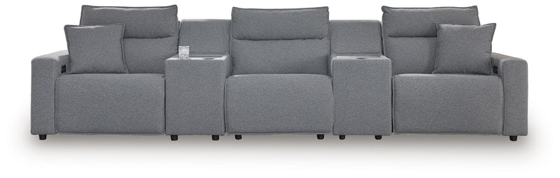 Modmax II - 5 Piece Reclining Sectional complete set