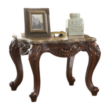 Jardena - End Table - Marble Top & Cherry Oak