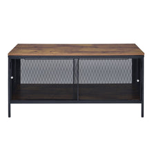 Winam - Coffee Table - Antique Oak & Black