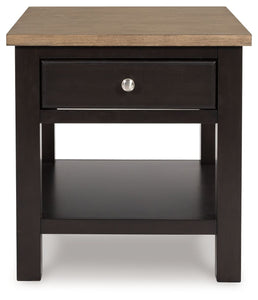 Drazmine - Brown - Rectangular End Table