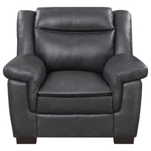 Arabella - Upholstered Padded Arm Accent Chair - Gray