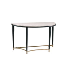 Ayser - Sofa Table - White Washed & Black