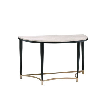 Ayser - Sofa Table - White Washed & Black