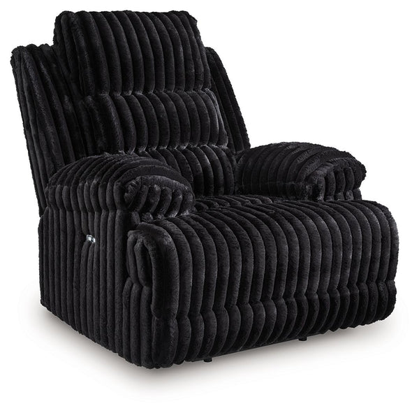 Rhine Falls Zero Wall Power Recliner Onyx