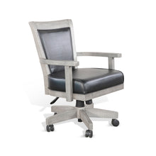 Alpine - Game Chair With Casters, Cushion Seat & Back - Gray