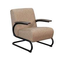 Nash Modern - Industrial Accent Chair With Metal Frame