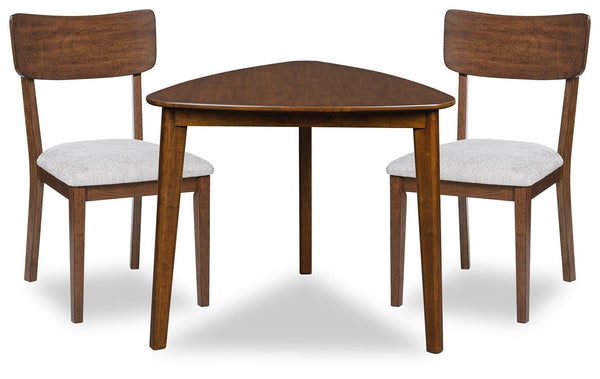 Tameride 3 Pc. Dining Table And 2 Chairs Brown