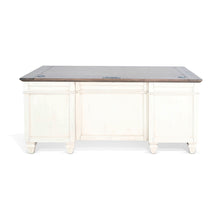 Carriage House - Desk - Cottage White / Europen Dark