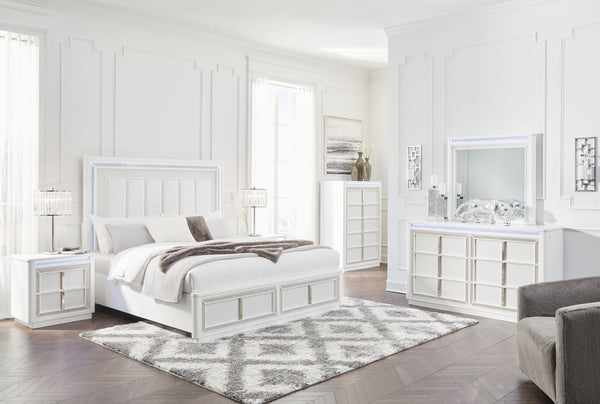 Chalanna storage bedroom set at Savon Furniture Gallery, Visalia CA