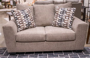 Triston-Peaks - Suede - Loveseat