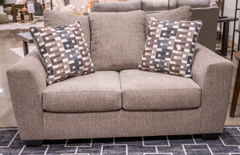 Triston-Peaks - Suede - Loveseat