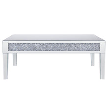 Noralie - Coffee Table - Mirrored & Faux Diamonds