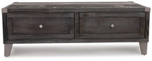 Todoe - Lift Top Cocktail Table - Dark Gray