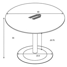 Cora - Round Wood Top Dining Table - Brown Walnut