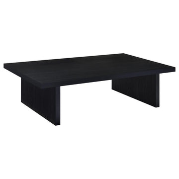 Max - Rectangular Engineered Laminate Coffee Table - Black