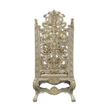 Danae - Arm Chair (Set of 2) - Synthetic Leather , Champagne & Gold