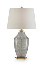 Abbriel - Glass Table Lamp - Antique Green