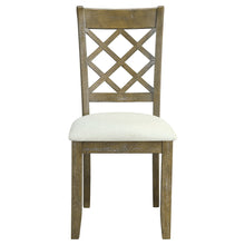 Karsen - Side Chair (Set of 2) - Beige Linen & Rustic Oak