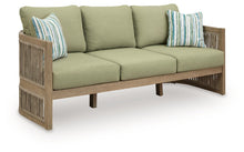 Serena Shores - Beige / Green - Sofa With Cushion