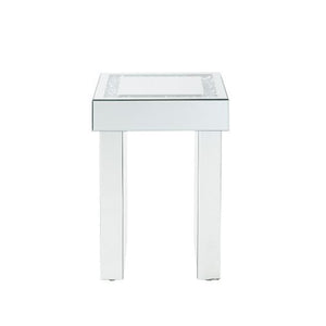 Noralie - End Table - Mirrored & Faux Diamonds - Wood