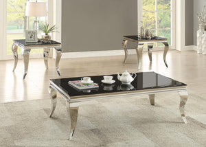 Carone - Glass Top Coffee Table Set