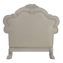 Dresden - Chair With 2 Pillows - Synthetic Leather & Bone White