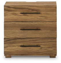 Dakmore - Brown - Three Drawer Night Stand