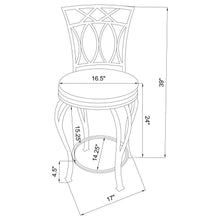 Adamsville - Upholstered Swivel Stool