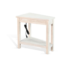 Chair Side Table With Power Strip