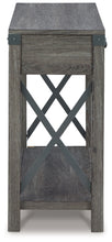 Freedan - Console Sofa Table - Grayish Brown