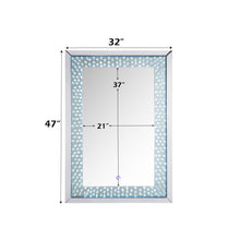 Nysa - 47" Accent Mirror With LED - Mirrored & Faux Crystals