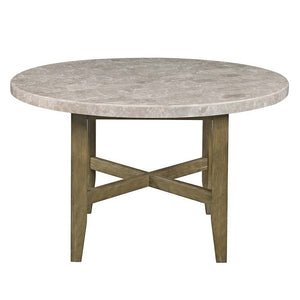 Karsen - Dining Table - Marble & Rustic Oak Finish