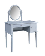 Rabila - Vanity Set - Cream Fabric & Gray