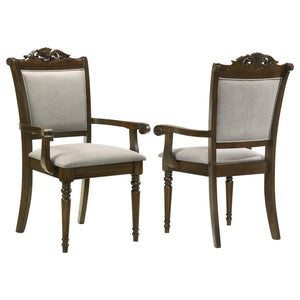 Willowbrook - Wood Dining Arm Chair (Set of 2) - Chestnut