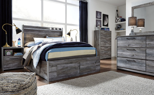 Baystorm Panel Bedroom Set Gray
