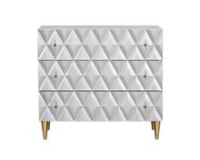 Anson - Console Cabinet - Champagne / Silver