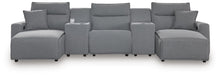 Modmax II - Reclining Sectional - Salt And Pepper
